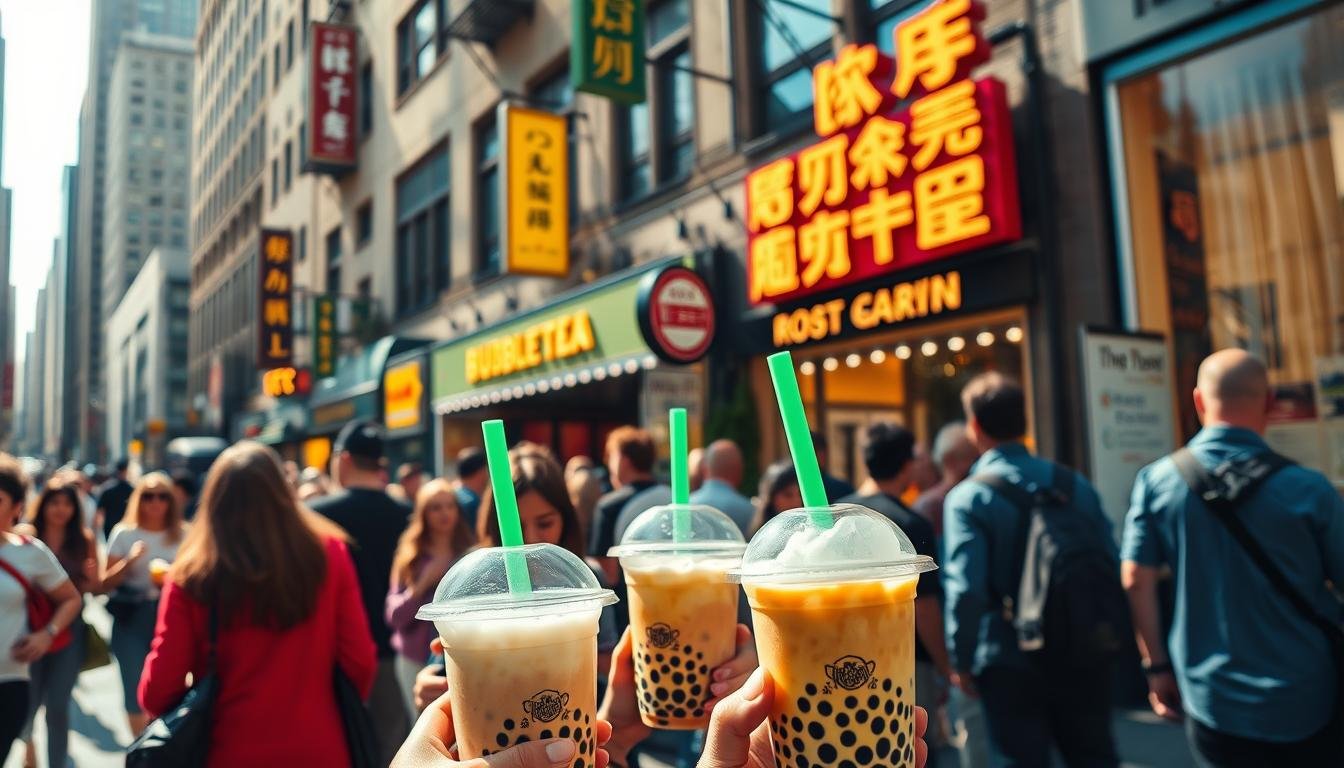 average bubble tea sales a day nyc