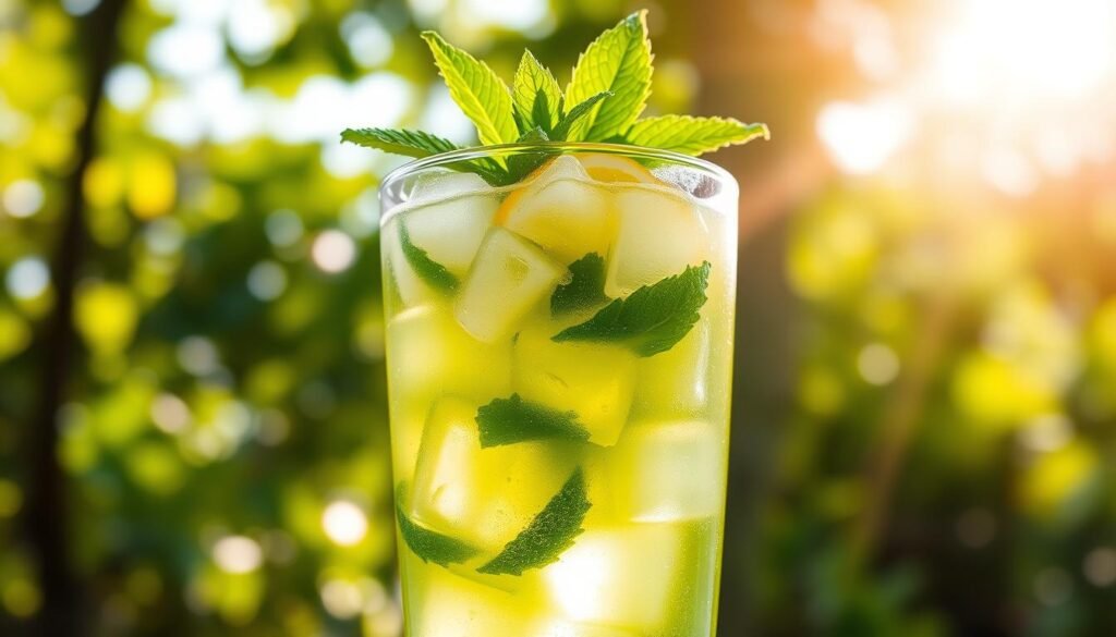 is iced green tea good for heatwaves