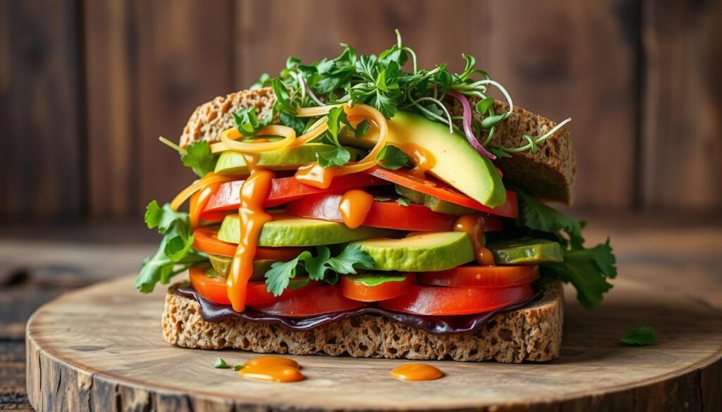 plant-based sandwich