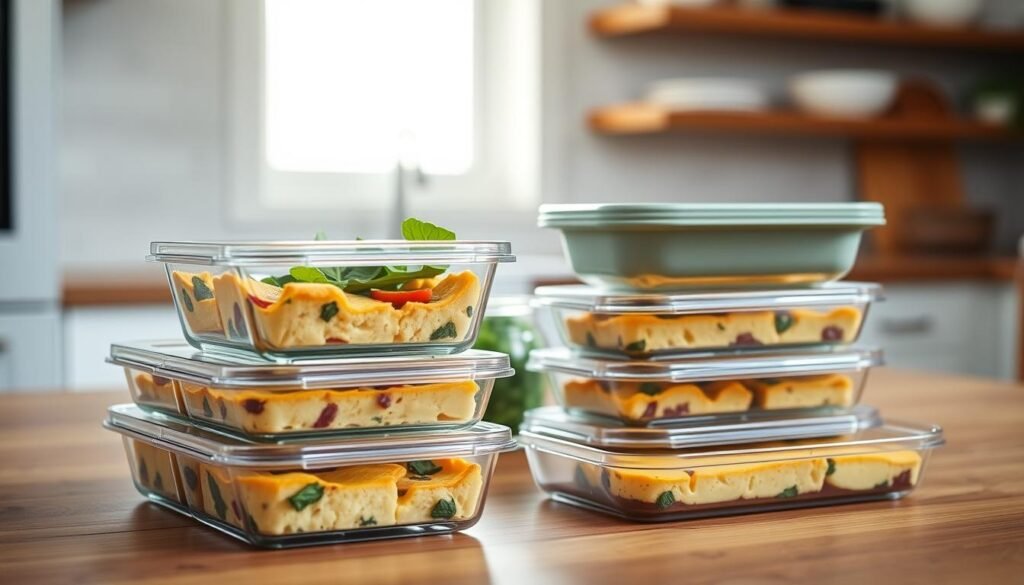 vegan quiche meal prep storage solutions