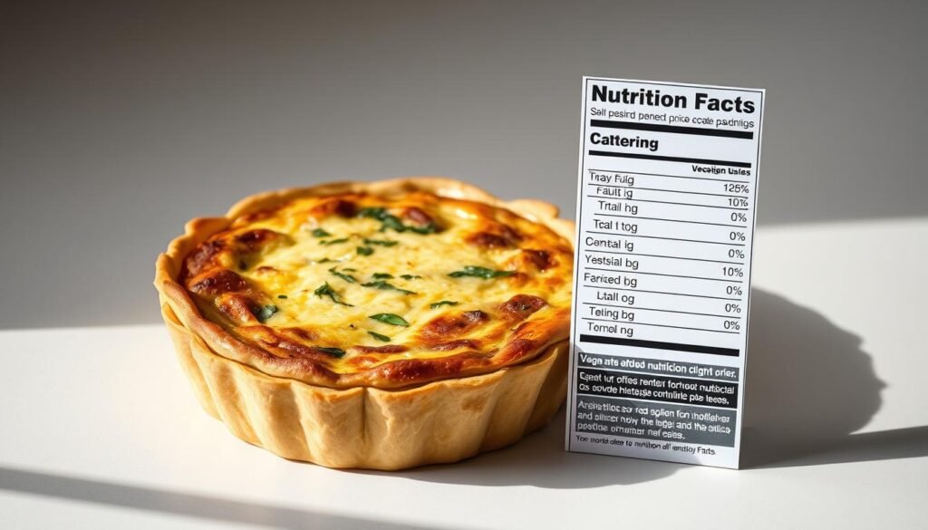 vegan tofu quiche nutrition facts