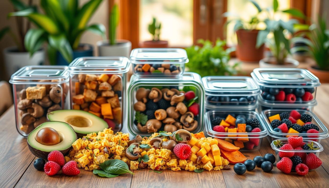 Easy vegan breakfast meal prep ideas