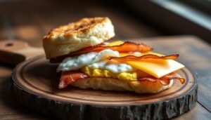 Quick keto breakfast sandwiches