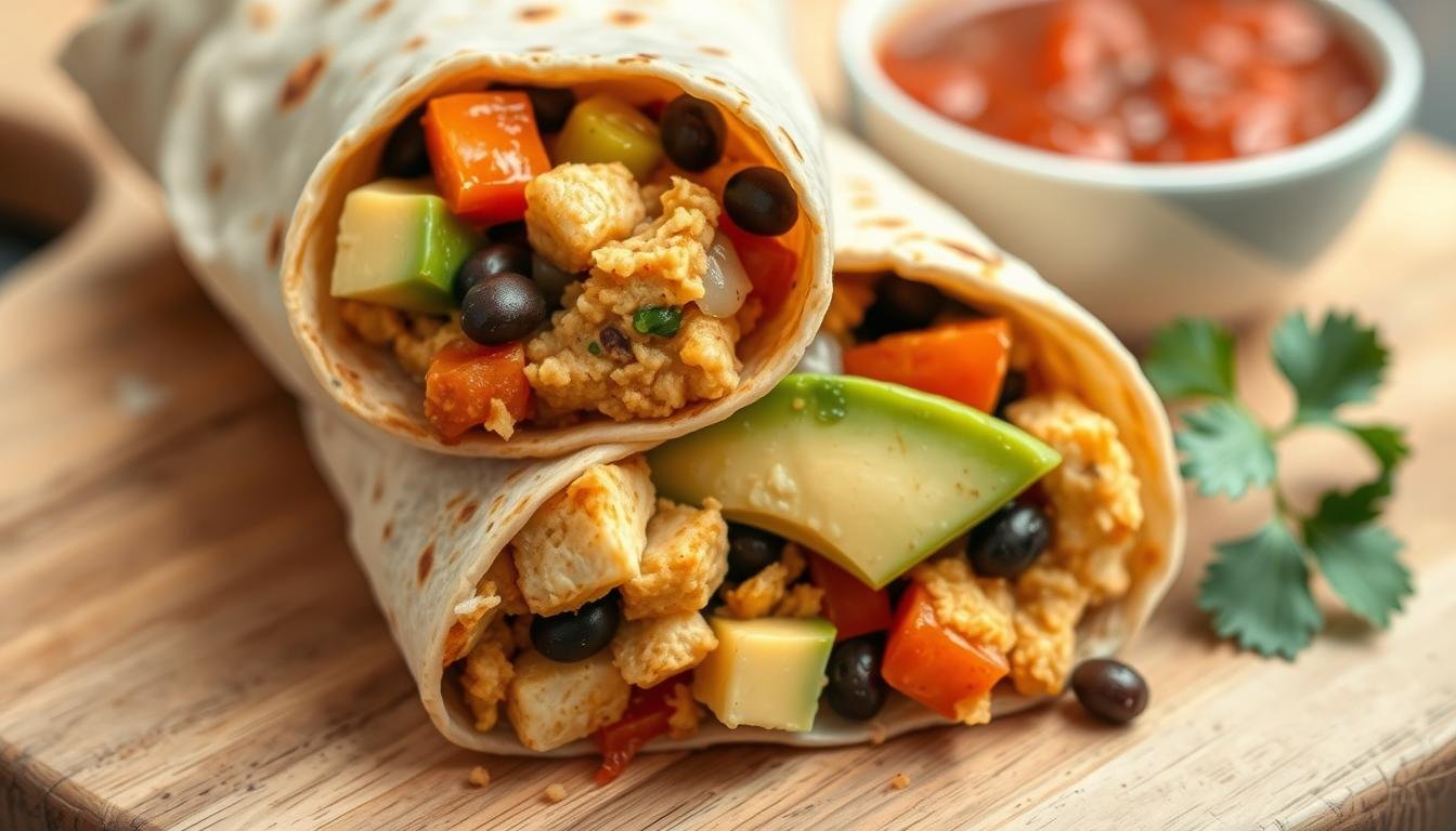 Vegetarian breakfast burrito recipes