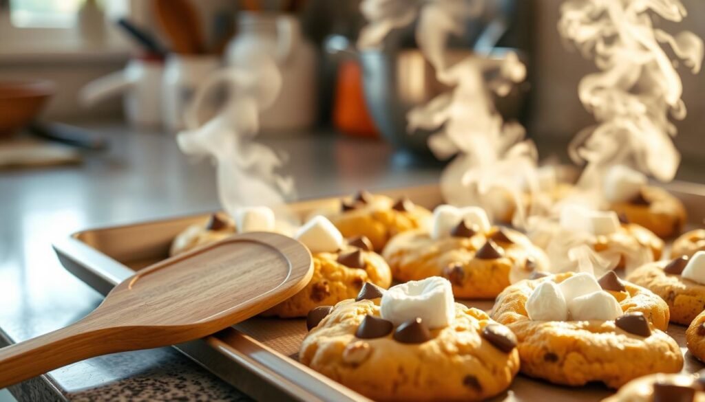 baking cookies