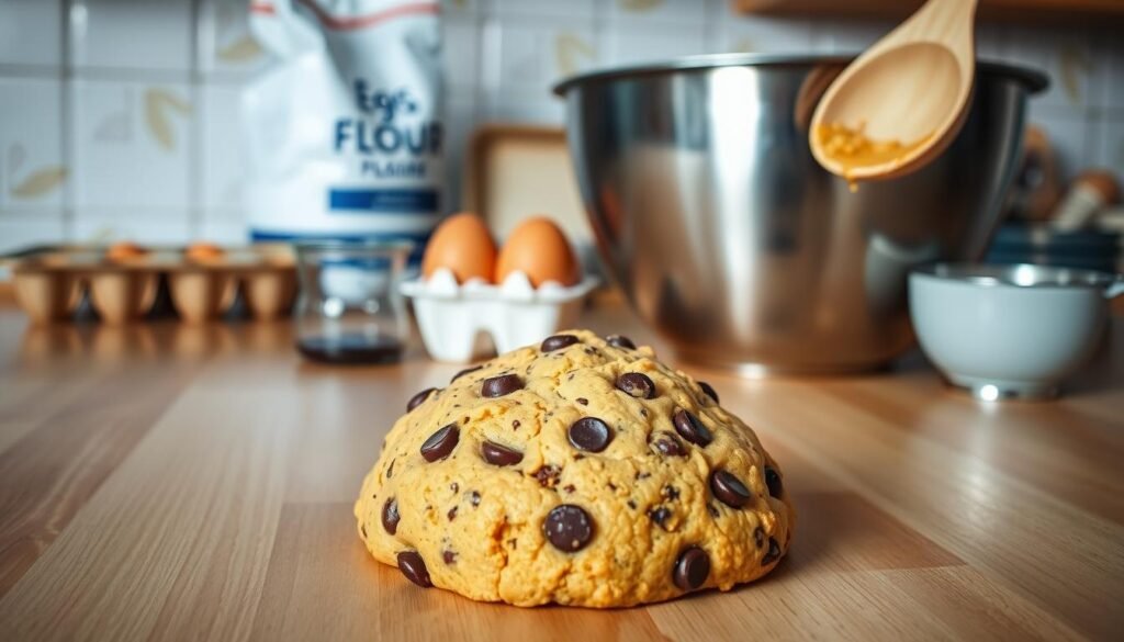 cookie dough preparation