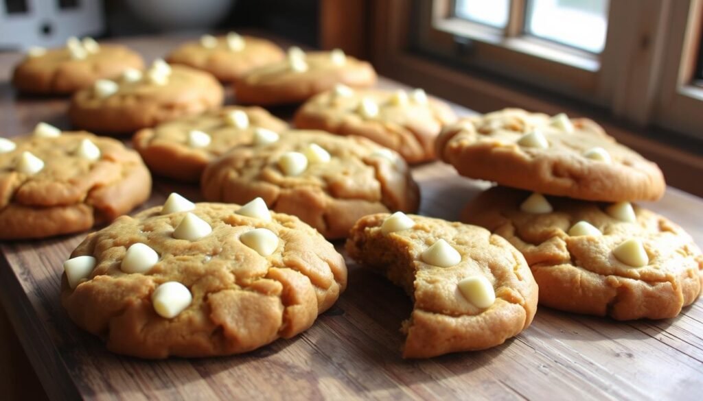 pumpkin white chocolate chip cookies