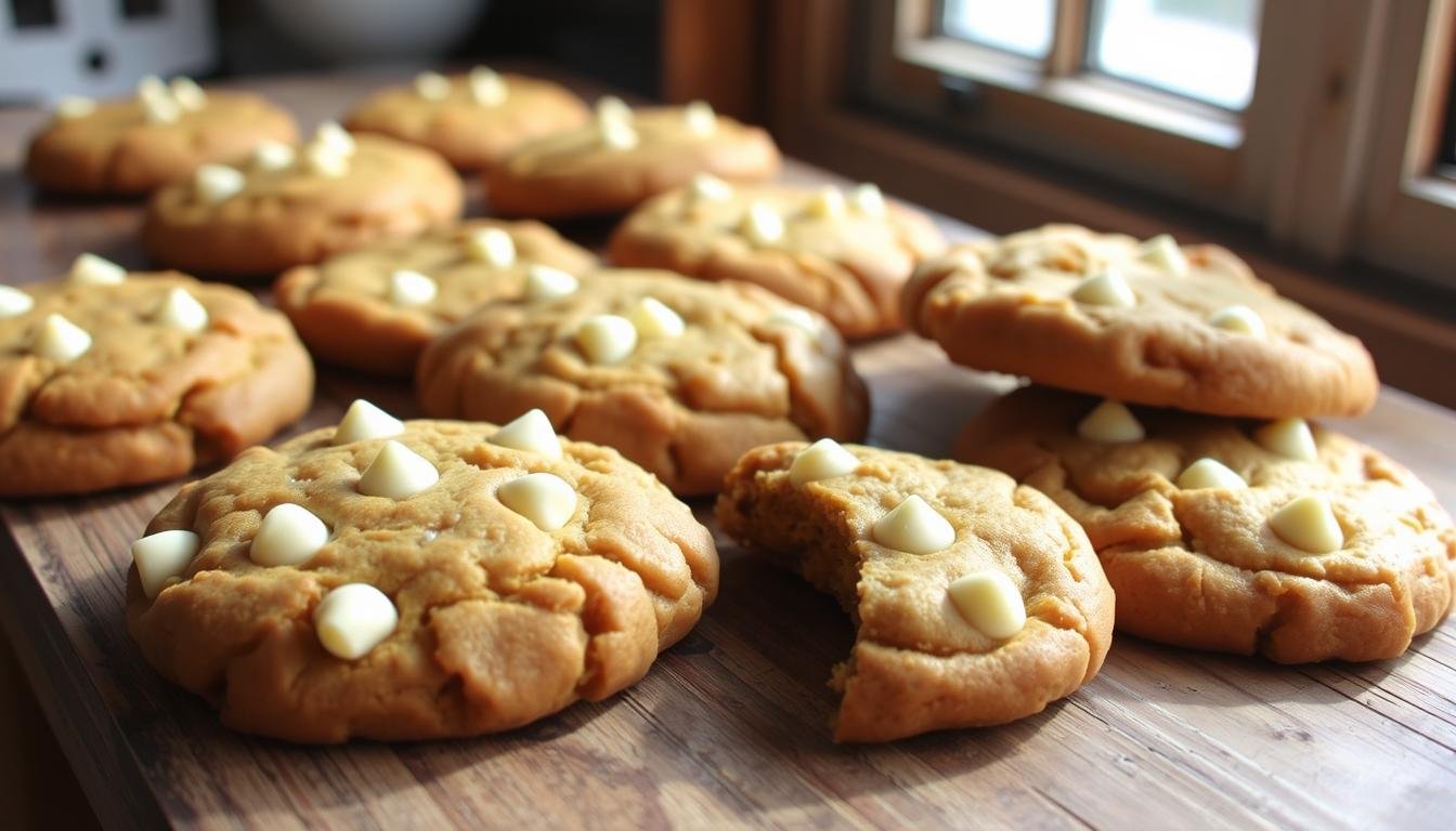 pumpkin white chocolate chip cookies