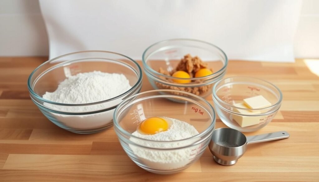 step-by-step cookie dough preparation