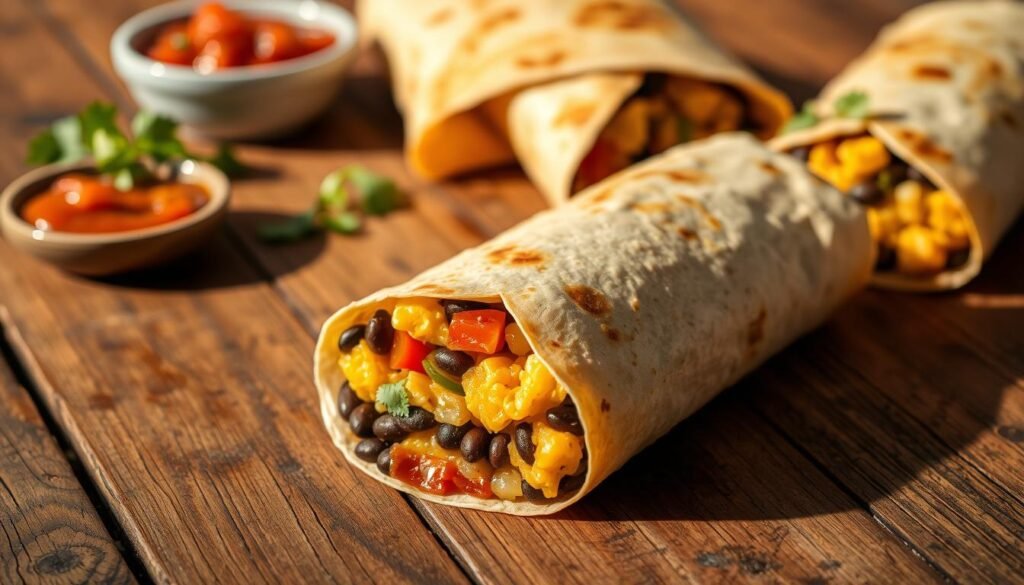 vegan breakfast burritos