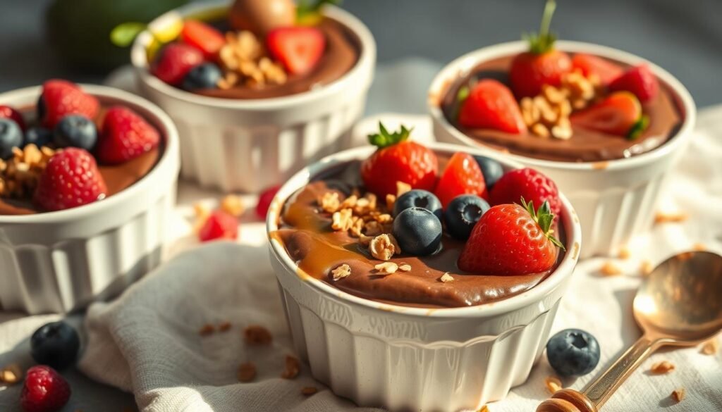 Chocolate avocado breakfast pudding healthy breakfast options for kids