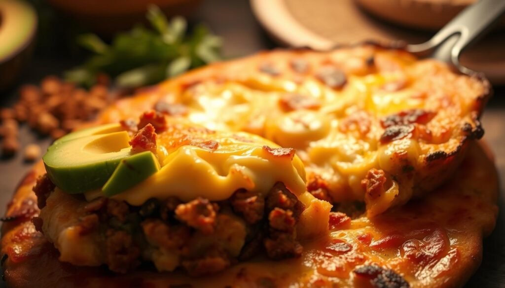 Southwest Chorizo Avocado Egg Bake