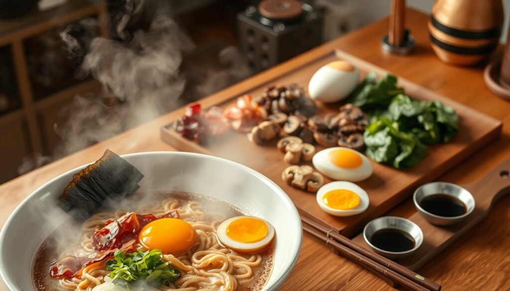 breakfast ramen assembly diagram