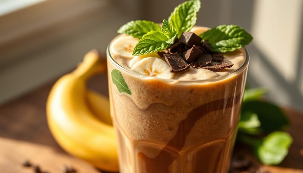 chocolate banana smoothie