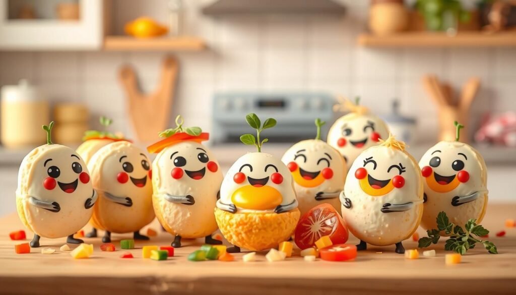 egg muffin characters for picky eaters