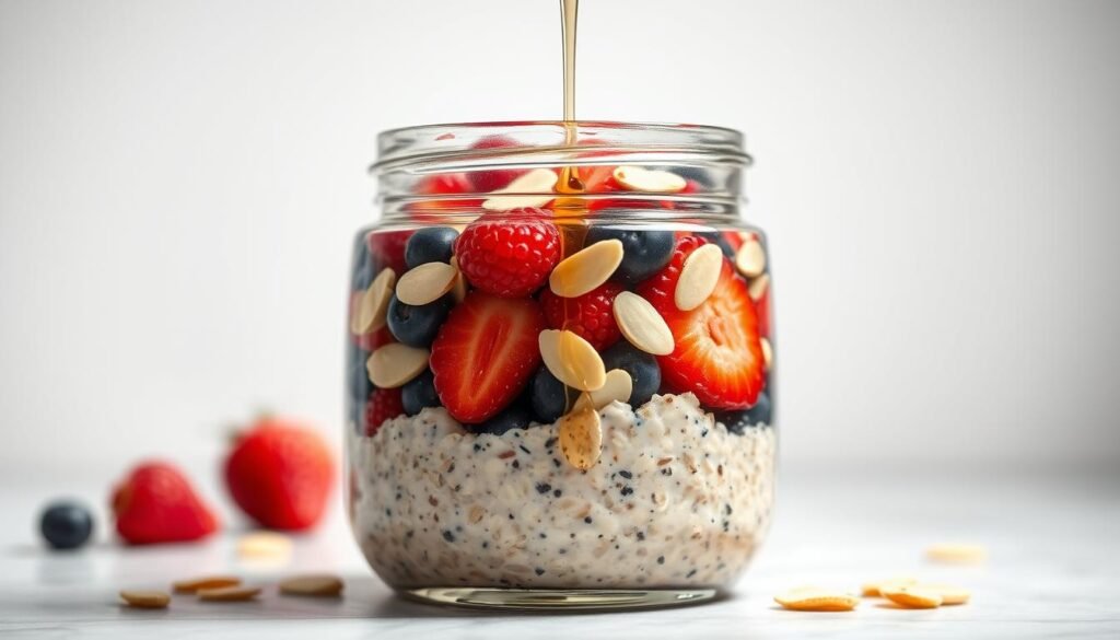 gluten-free overnight oats preparation