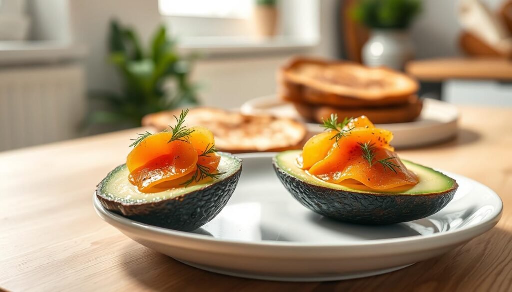 healthy avocado breakfast ideas with smoked salmon