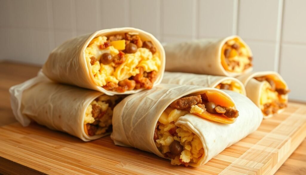 make-and-freeze breakfast burritos