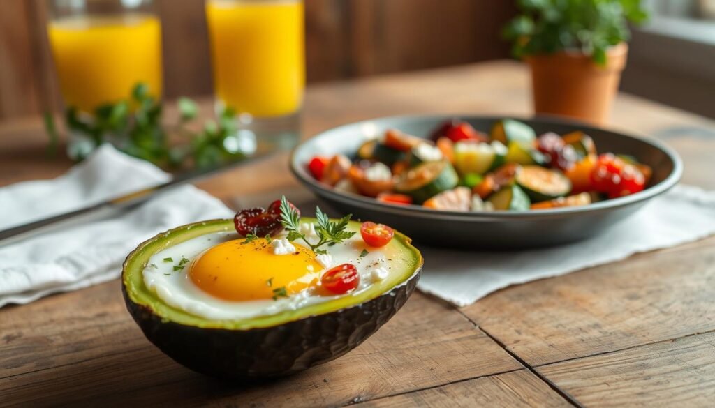 mediterranean avocado egg bake brunch ideas