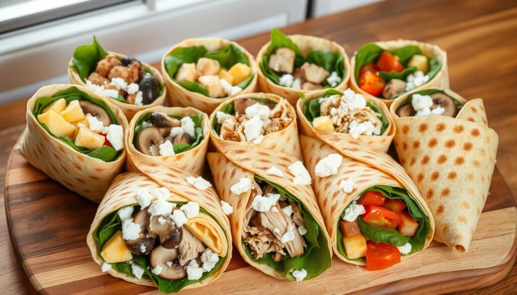 ten healthy breakfast wraps