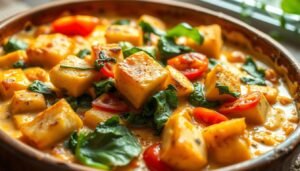 vegan breakfast casserole with tofu