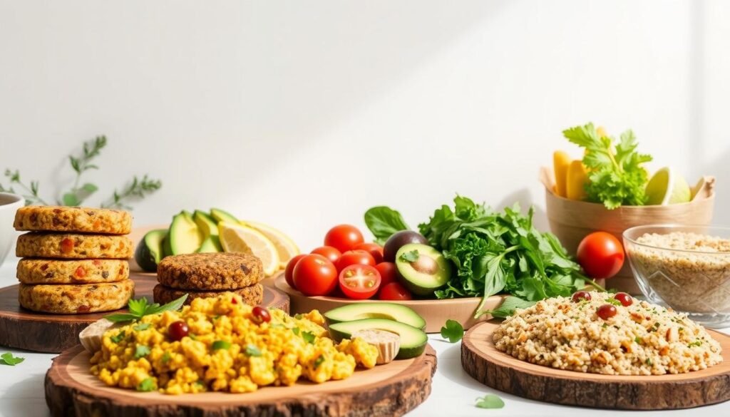 vegetarian protein-rich breakfast ideas